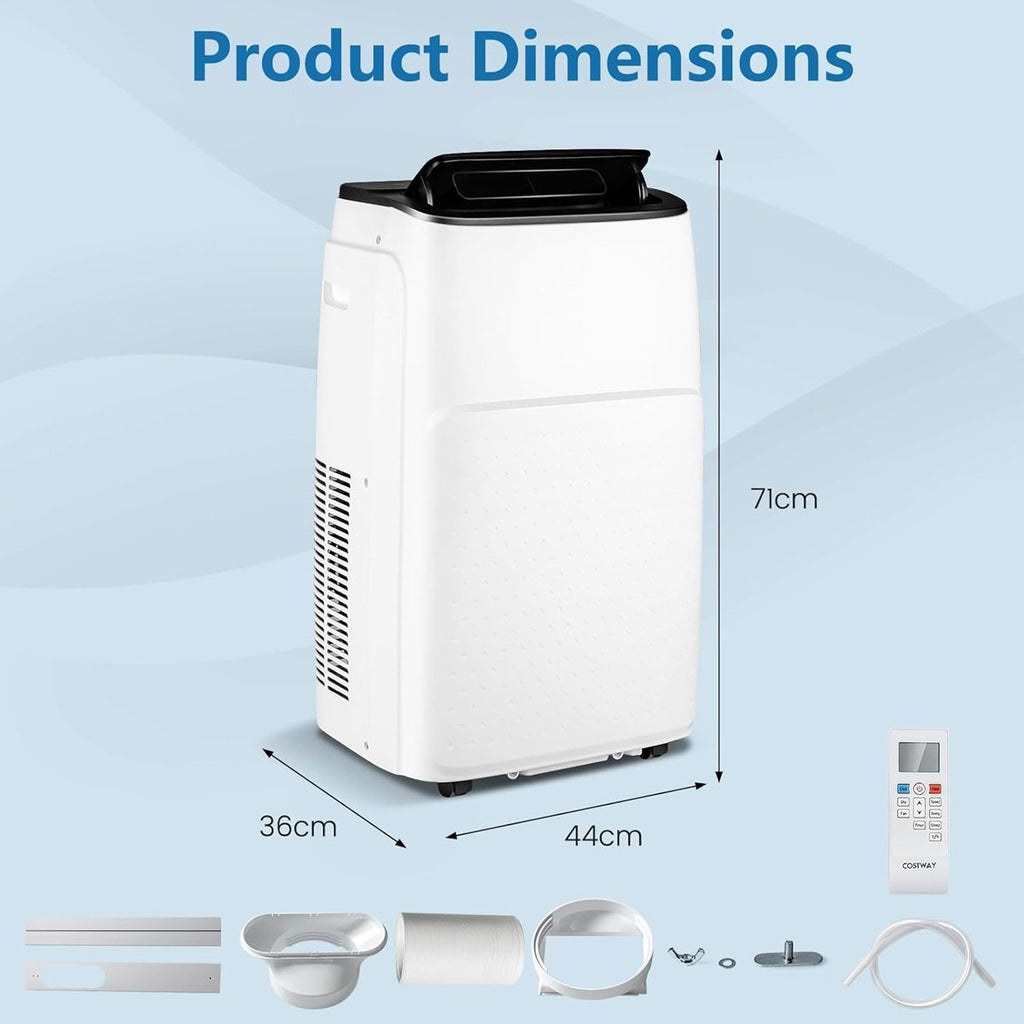 Climatiseur Portable 4 en 1, 14000 BTU, Contrôle Intelligent