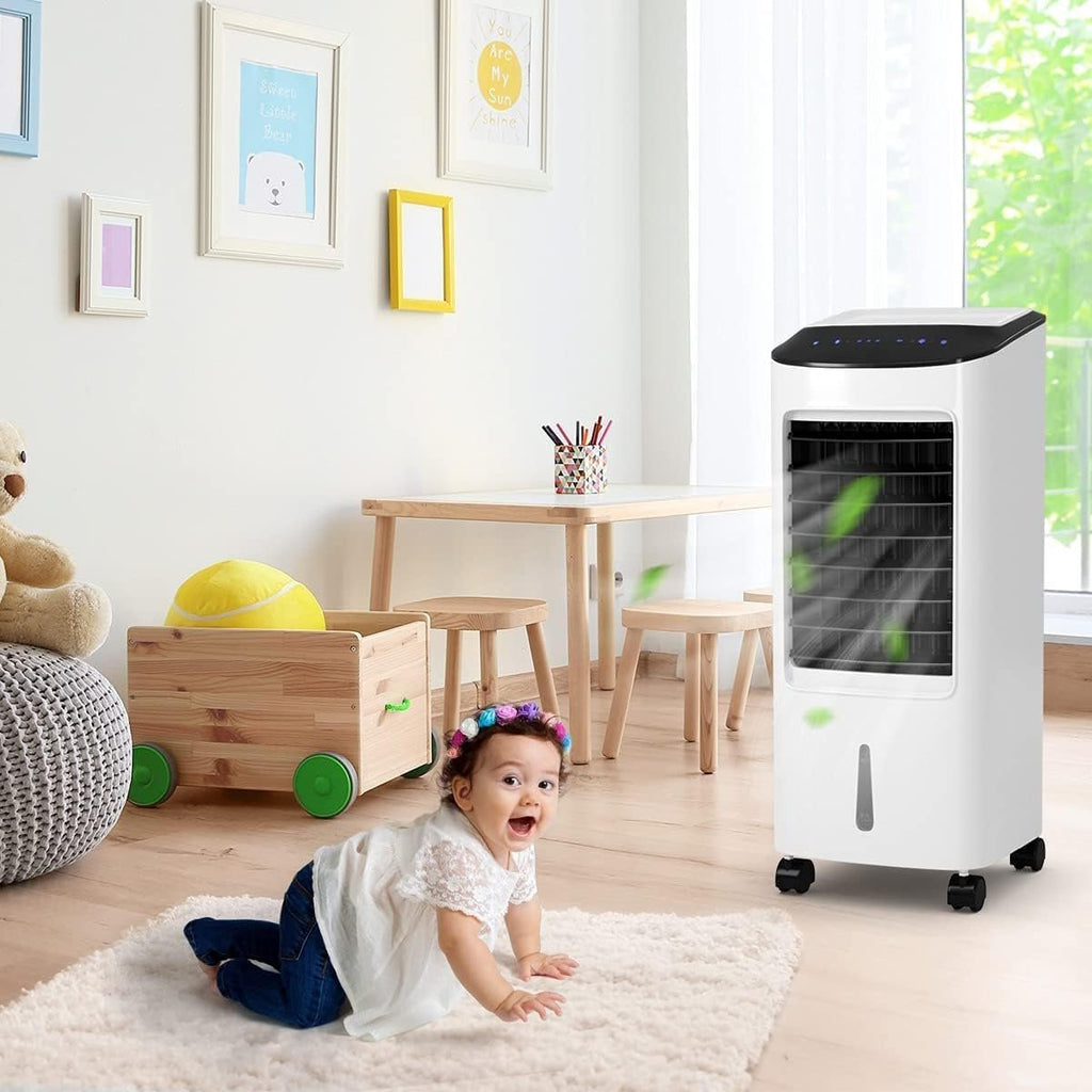 Rafraîchisseur d'Air Portable 4 en 1, Réservoir 7L, 3 Vitesses