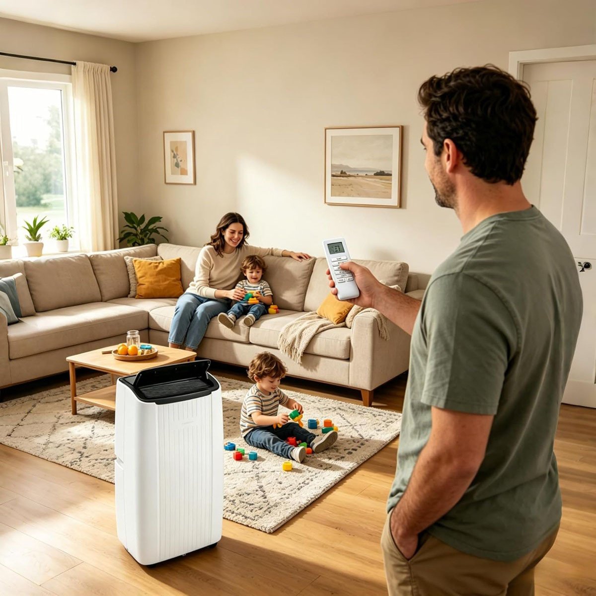Climatiseur Portable 12000 BTU, Froid/Chaud, App