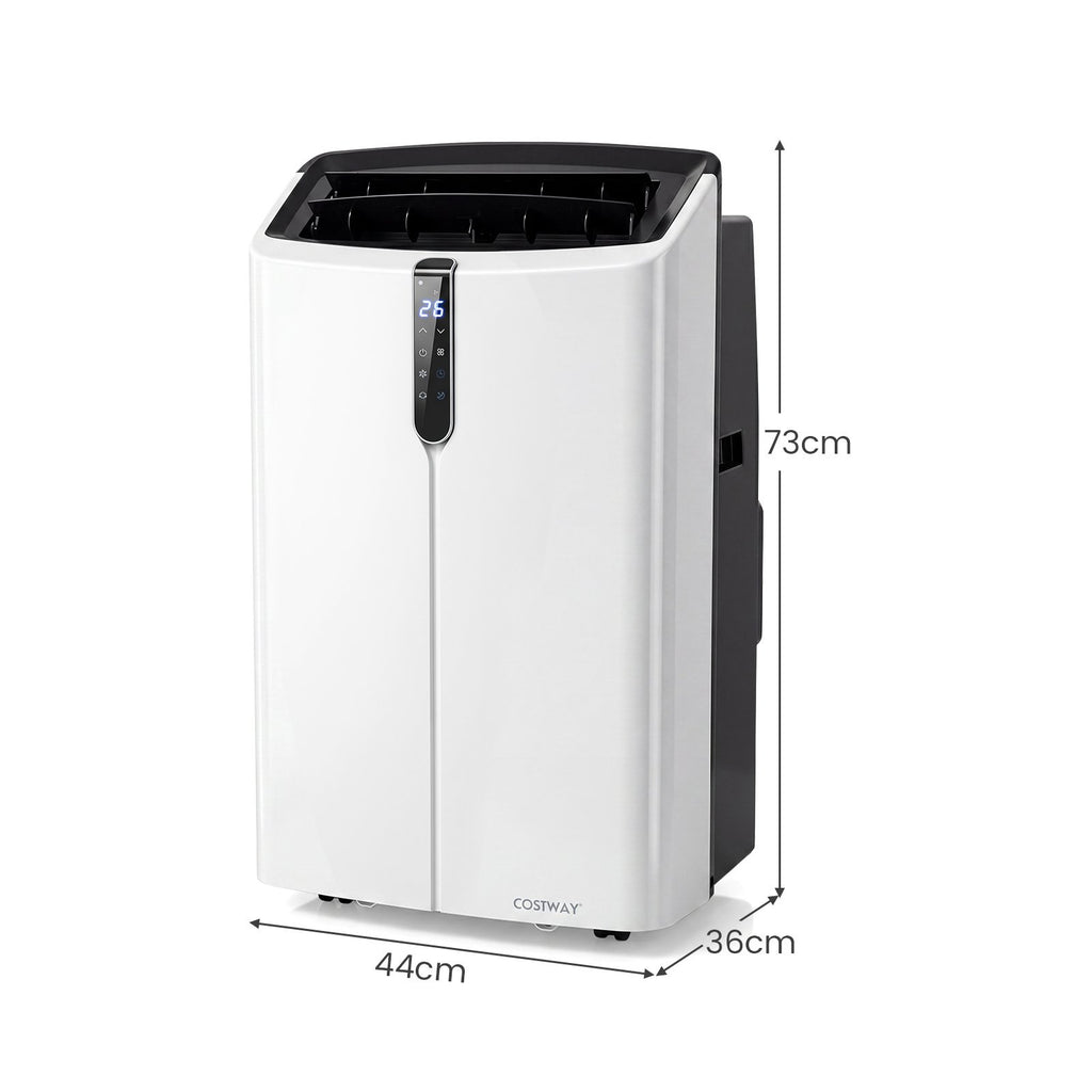 Climatiseur Portable Silencieux 12000 BTU, Froid/Chaud, App