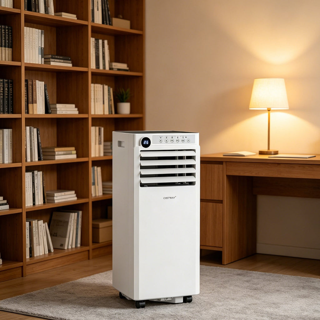 Climatiseur Portable avec Évacuation 7000 BTU, Kit de Fenêtre