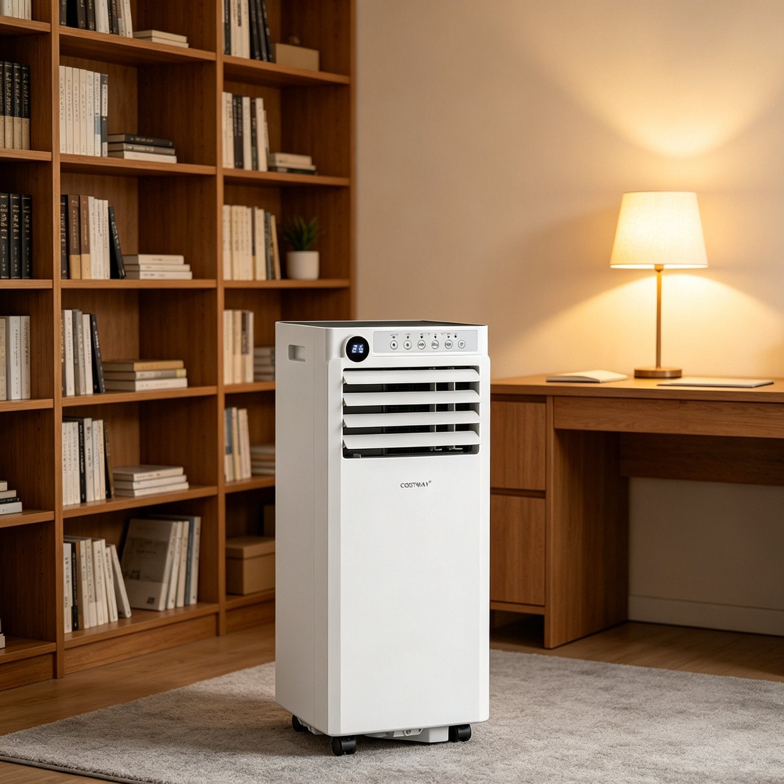 Climatiseur Portable avec Évacuation 9000 BTU, Kit de Fenêtre