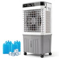 Climatiseur Portable 3 en 1 avec Télécommande, Réservoir 20L, Gris