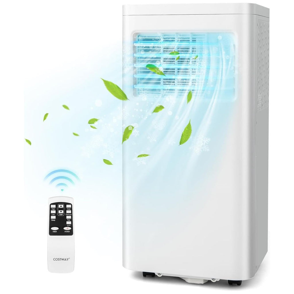 Climatiseur Portable Silencieux 9000 BTU 4 en 1, Wifi