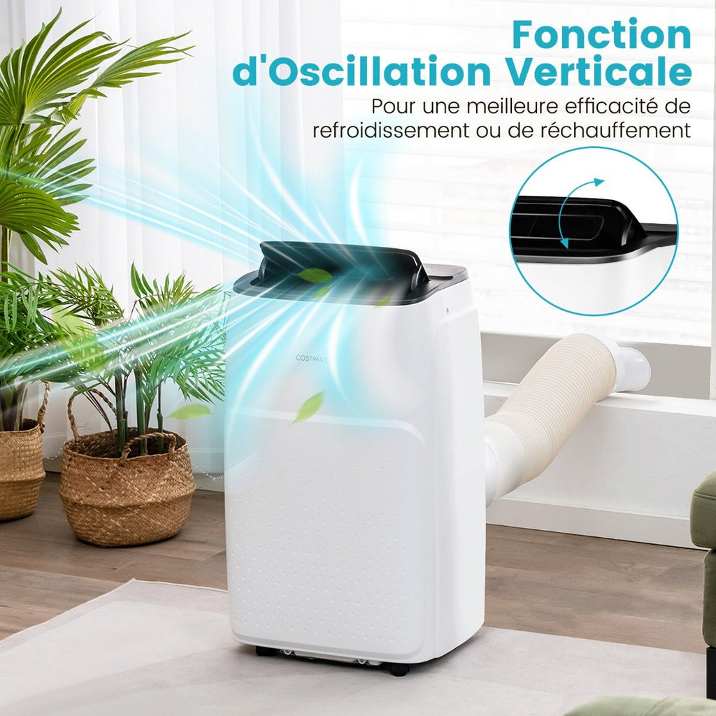Climatiseur Portable 4 en 1, 12000 BTU, App Smart Life